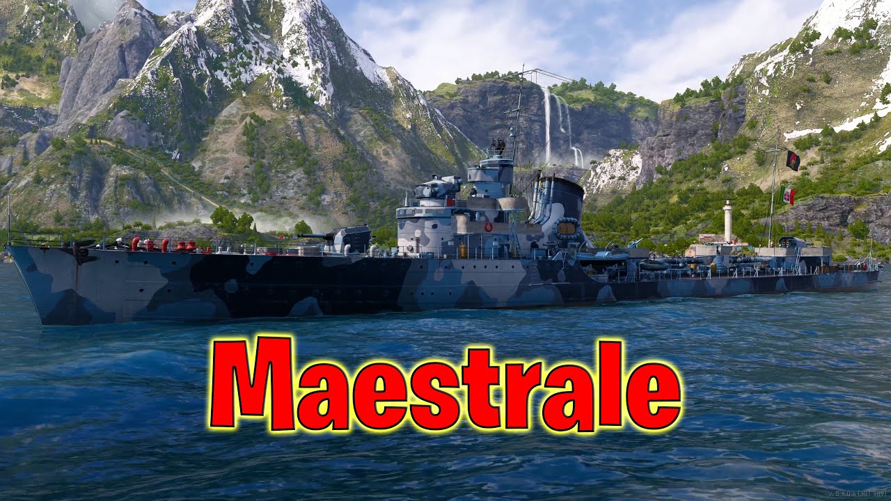 Meet The Maestrale! Tier 4 Italian Destroyer (World of Warships Legends)