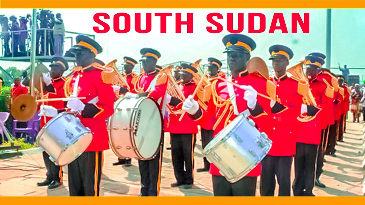 SSPDF South Sudan Army (Formerly SPLA) Brass Band Playing Its Famous Revolutionary Salam Muzika