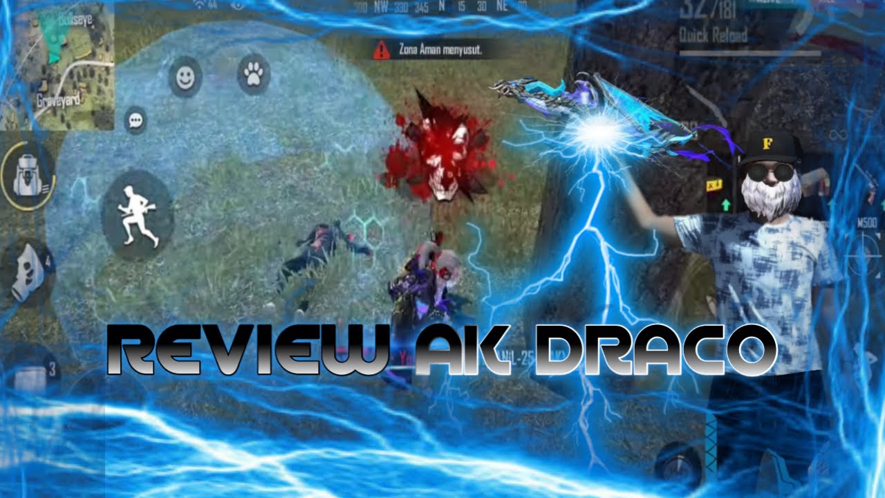 REVIEW!!! SKIN AK DRACO TERMAHAL.