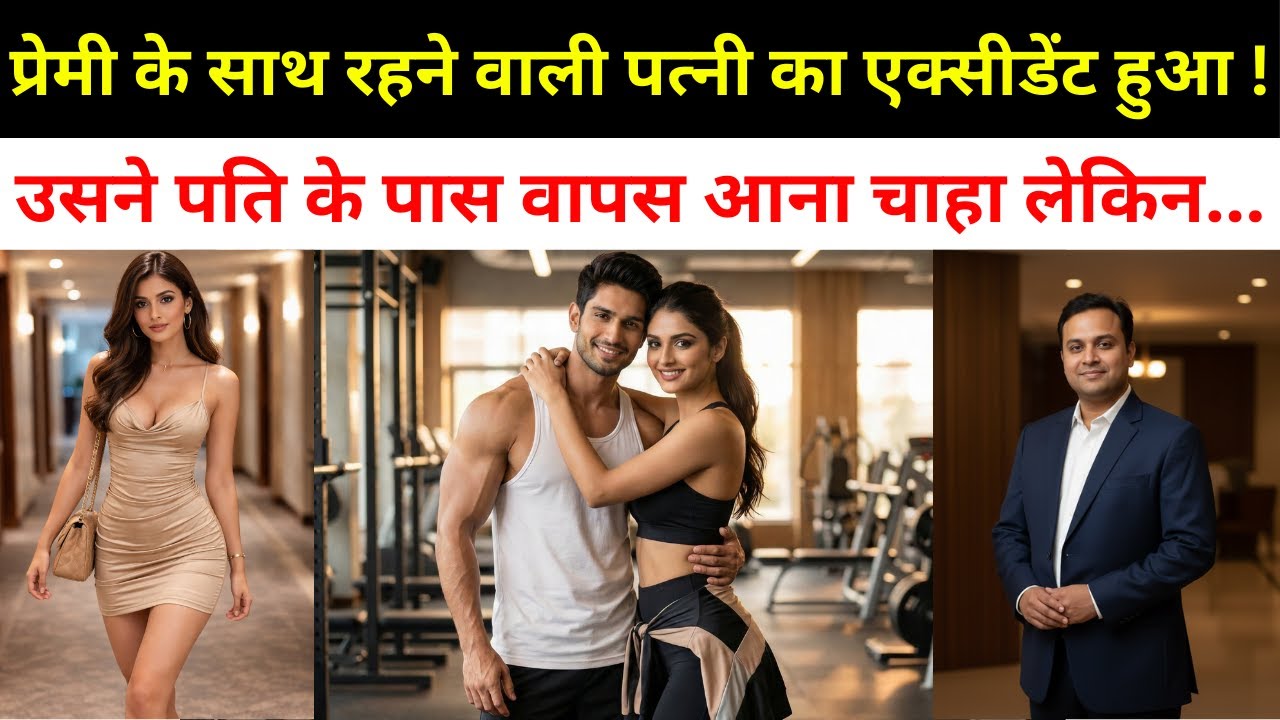 प्रेमी के साथ पत्नी का एक्सीडेंट हुआ, पति को पता चलने पर उसने...| Hindi Story |