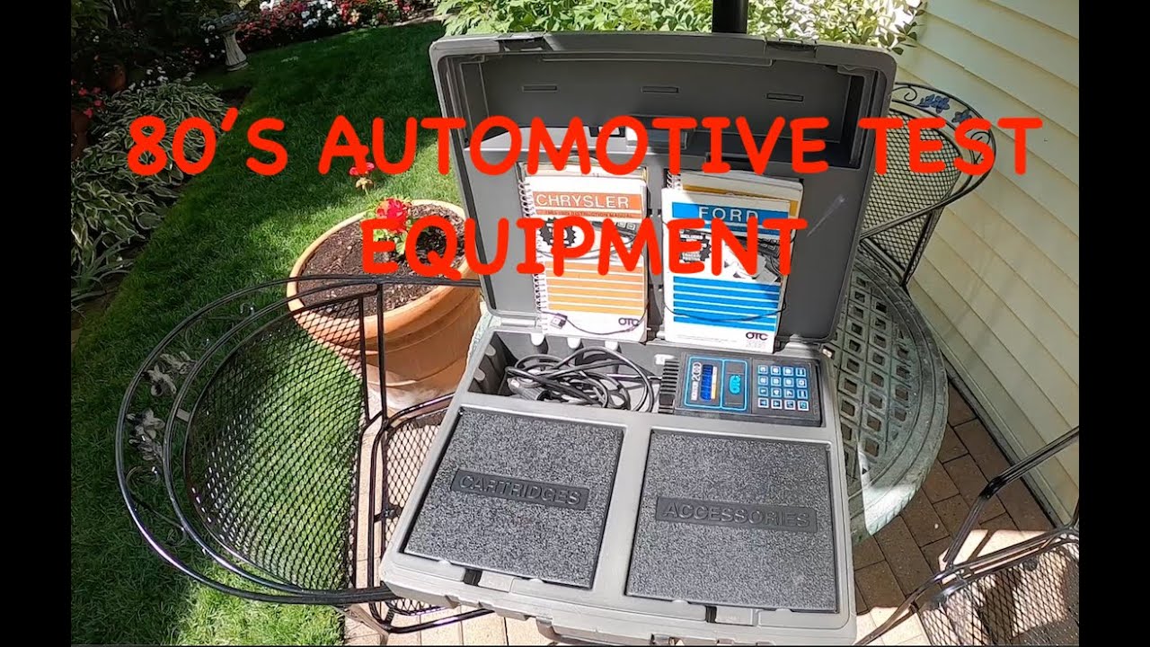 Vintage automotive test equipment from an estate sale
