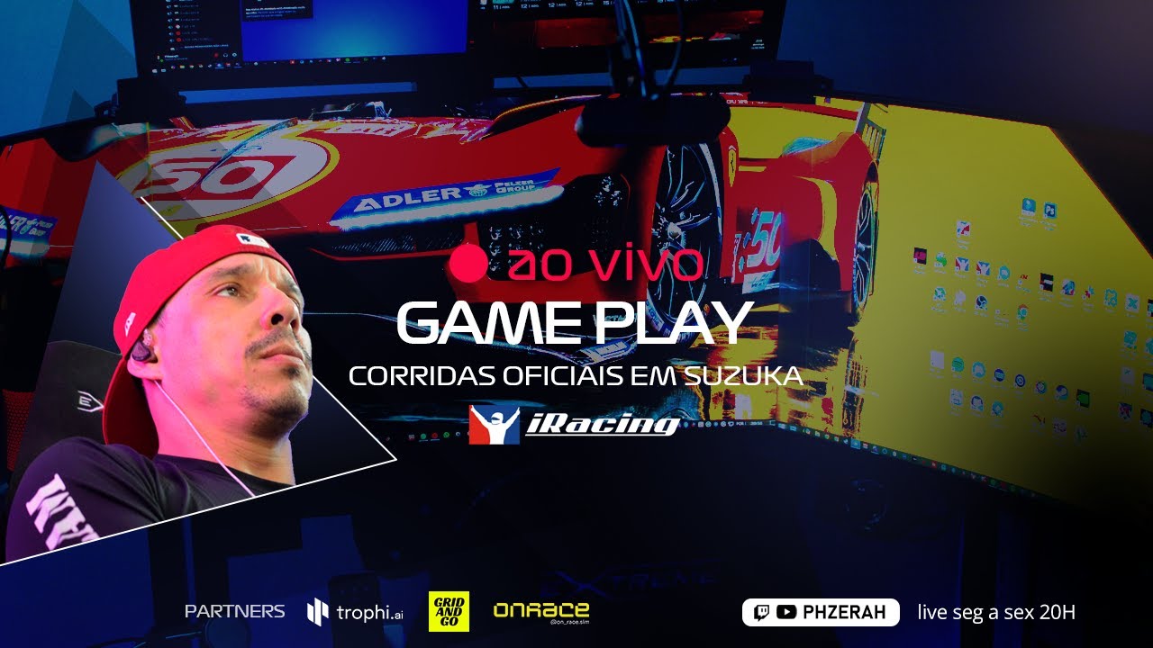 AO VIVO | Corridas oficiais de Fórmula 3 vs Suzuka no iRacing🏁