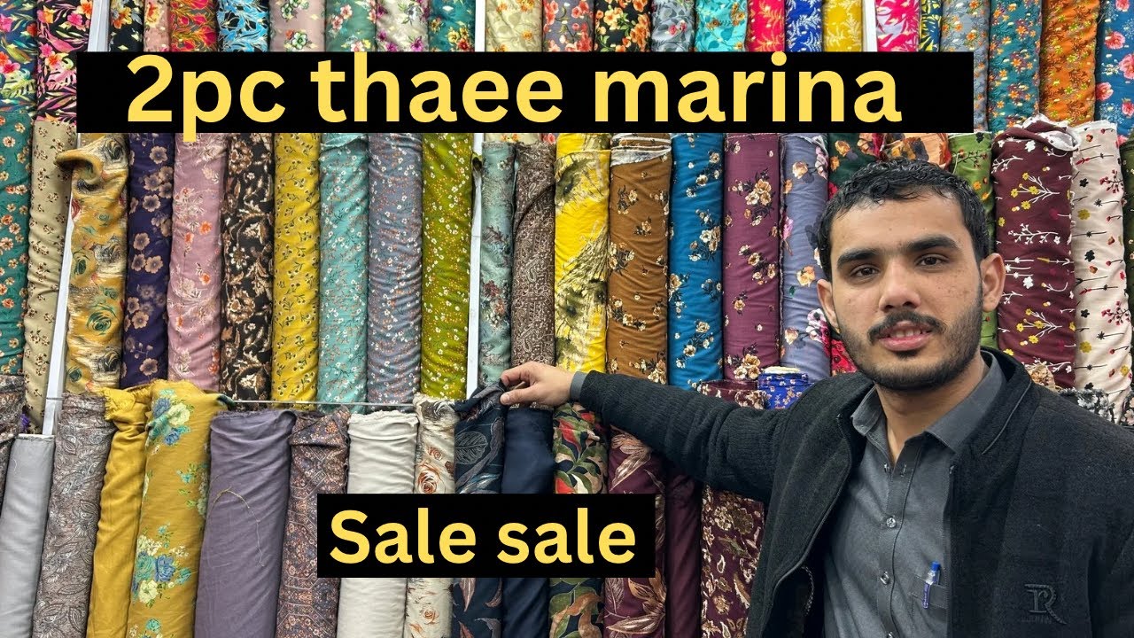GUL fabric 2pc thaee marina amazing design #rashakiaclothmarket