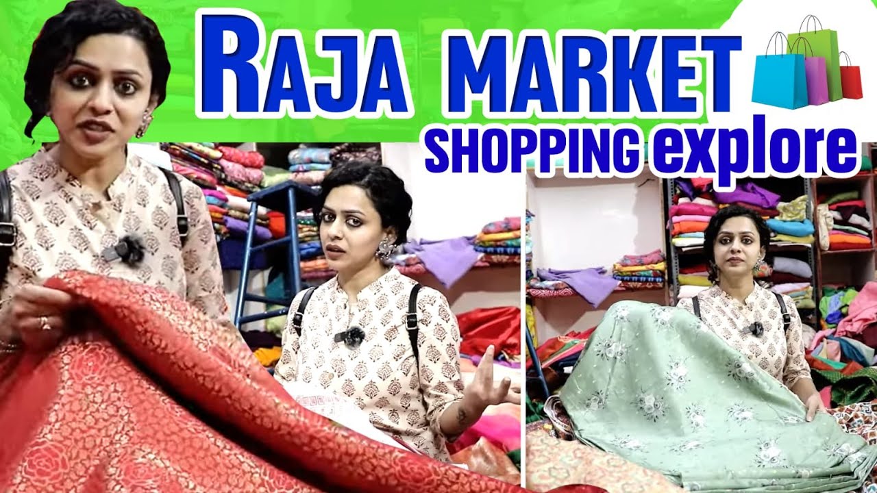Raja Market Shopping Explore 🛍️🛒🛍️ | Street Shopping | Banglore | Amrutha