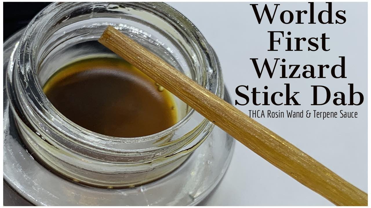 Worlds First Wizard Stick Dab | THCA Rosin | No Dabber Required