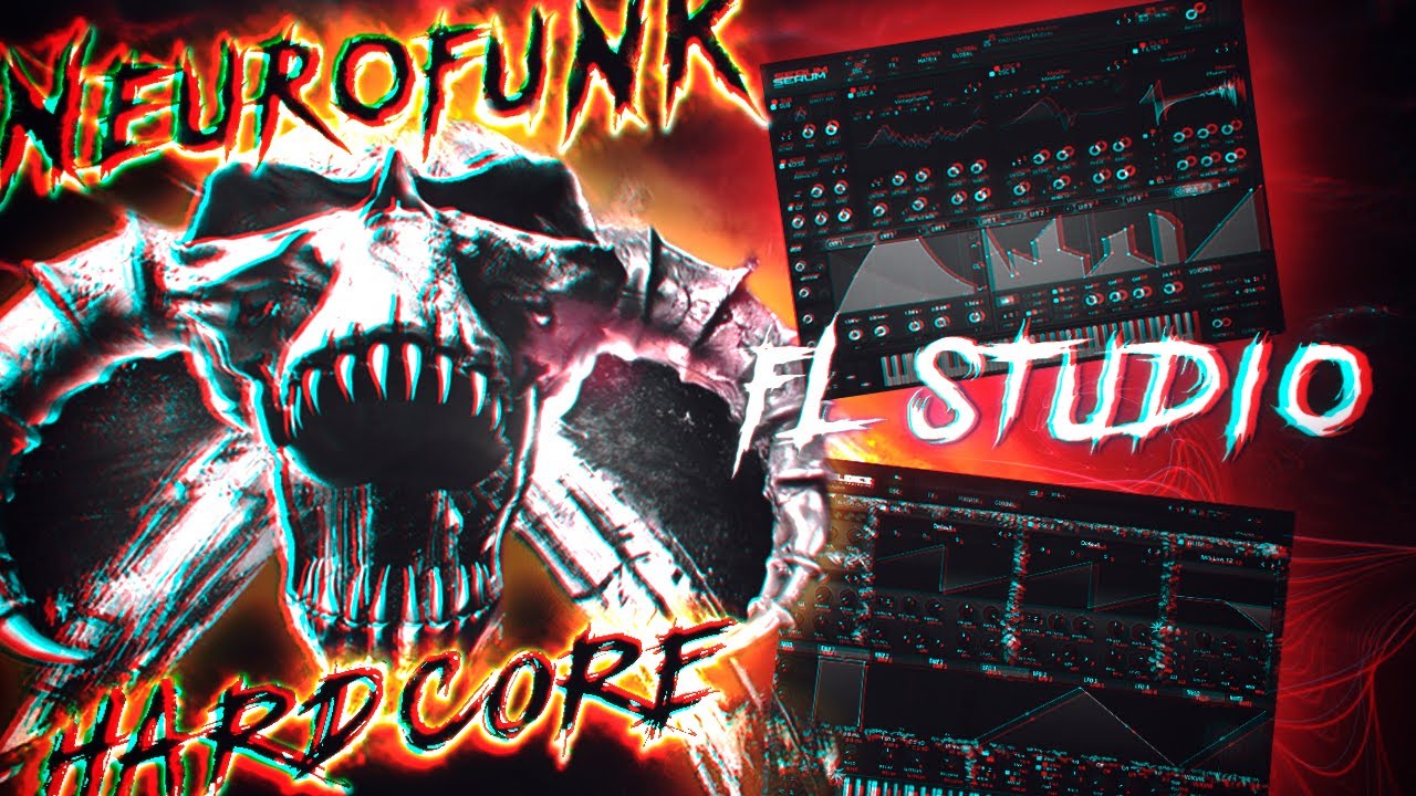 FL STUDIO NEUROFUNK HARDCORE 😈 HOW TO MAKE  DRUM AND BASS IN  FL STUDIO 25 FLP 😈