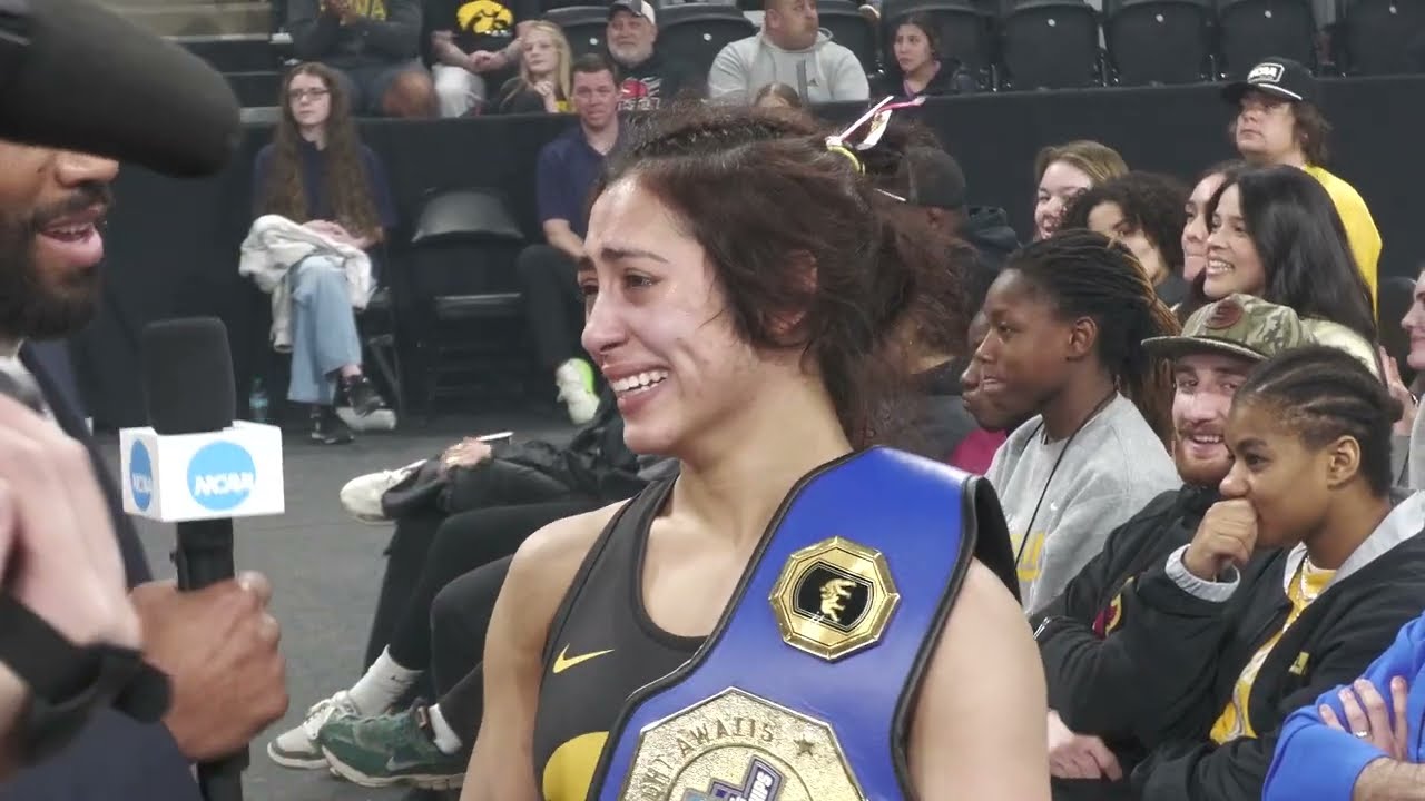 DITV Sports: Three Iowa women's wrestlers win, make history in NCAA Championships