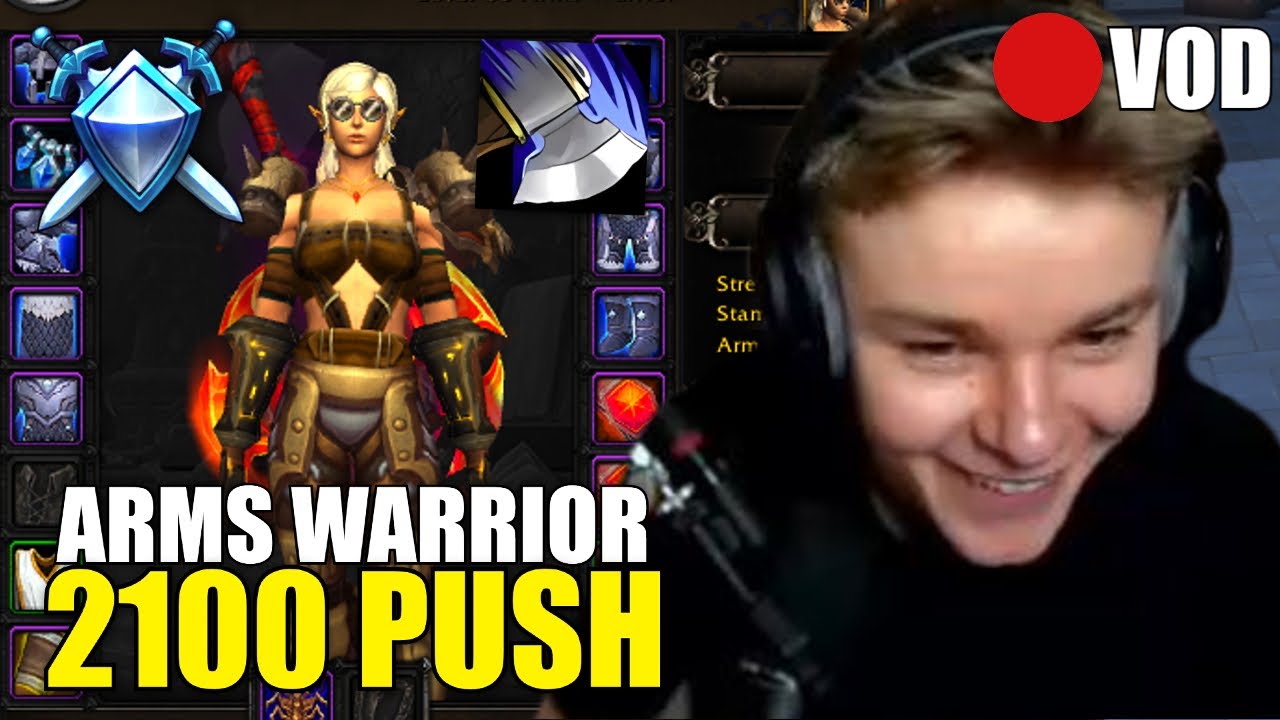 THE JOURNEY TO 2100 - Arms Warrior PvP Day 5! (FULL VOD)