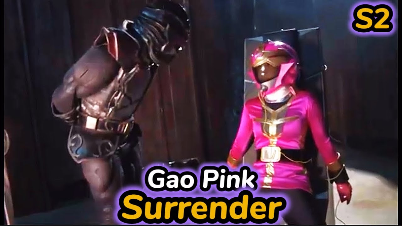 [Super Sentai highlight] Gao Pink vs. Orcs Heroine Pink's Surrender #supersentaiseries #powerrangers