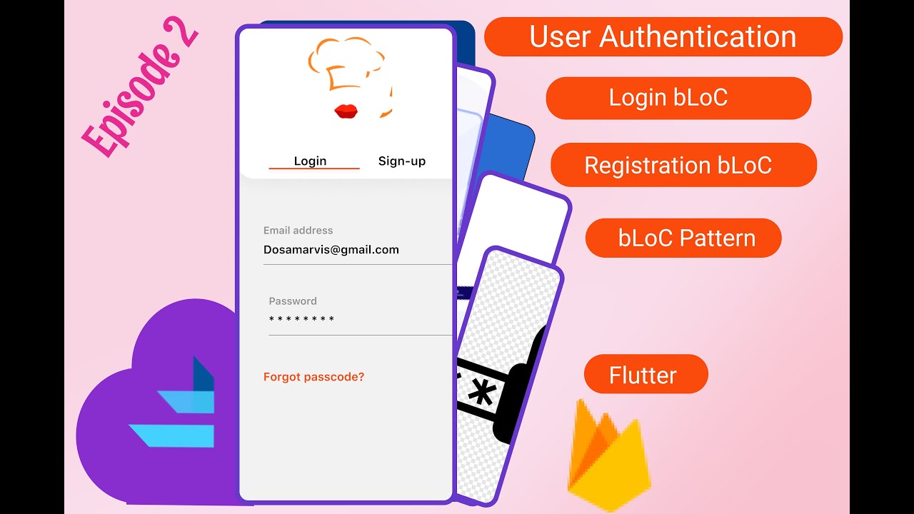 Flutter Firebase Authentication | Login & Registration Auth | Bloc Pattern | Ep-02