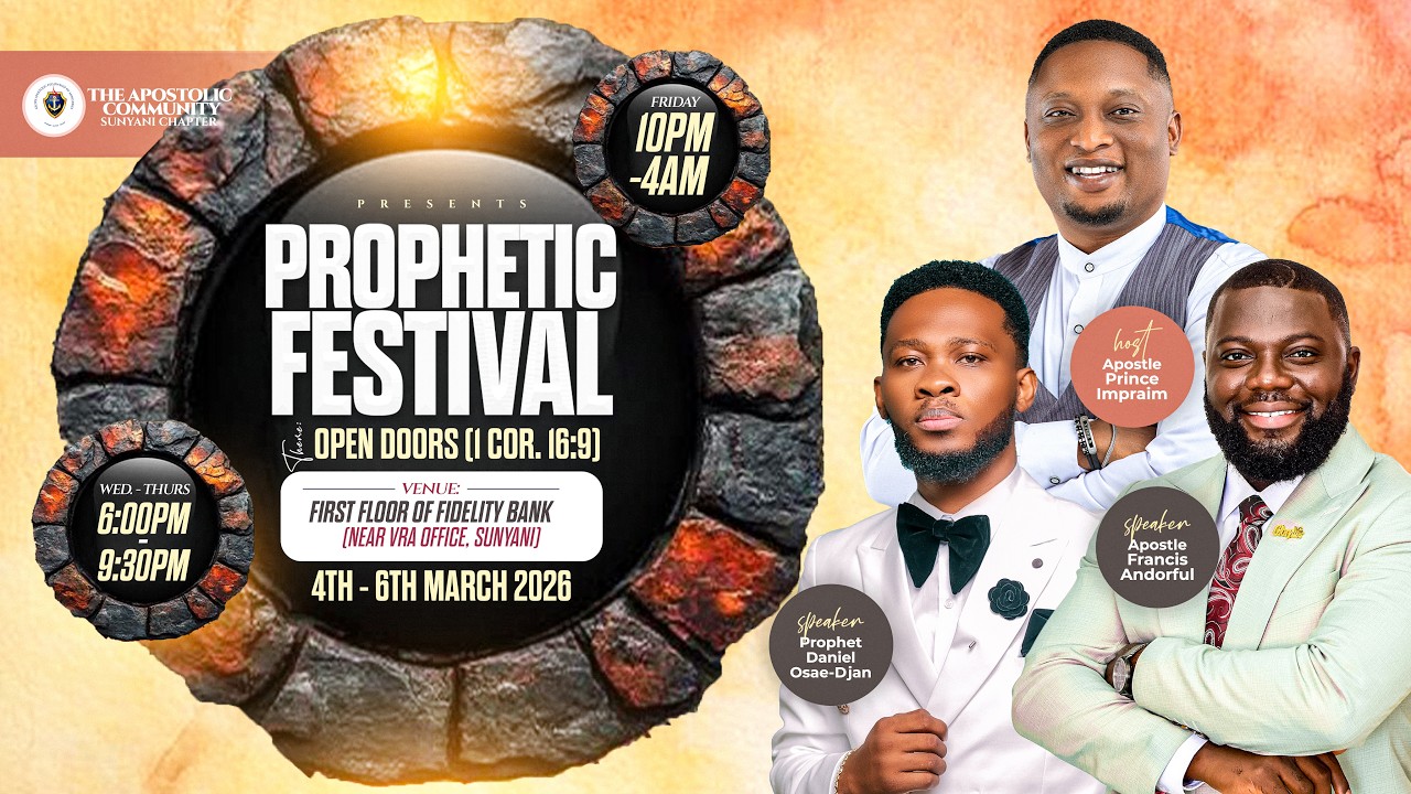 PROPHETIC FESTIVAL - DAY 2 || PROPHET DANIEL OSAE-DJAN || OPEN DOORS