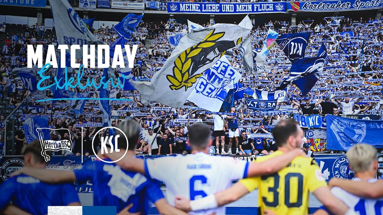 Punkteteilung gegen unsere Freunde aus der Hauptstadt. | KSC-Matchday Exklusiv | #BSCKSC