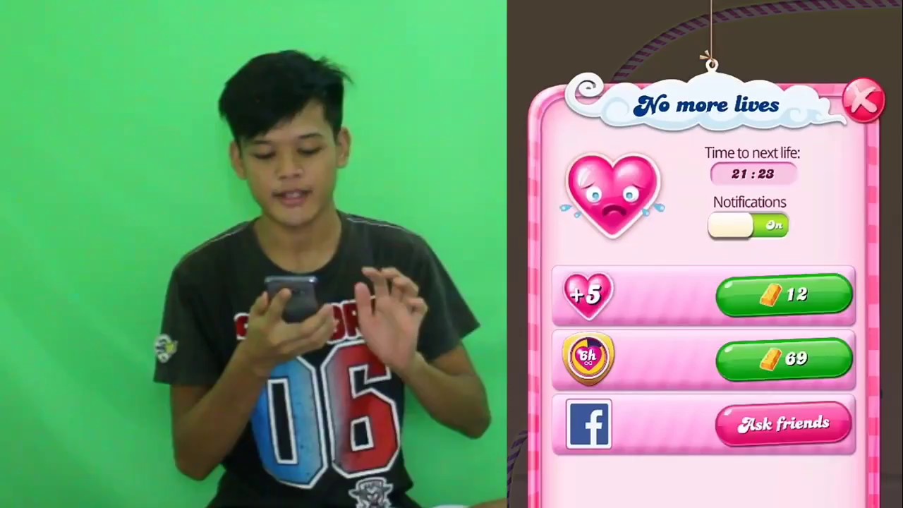 Nyawa candy crush saga gak bisa habis