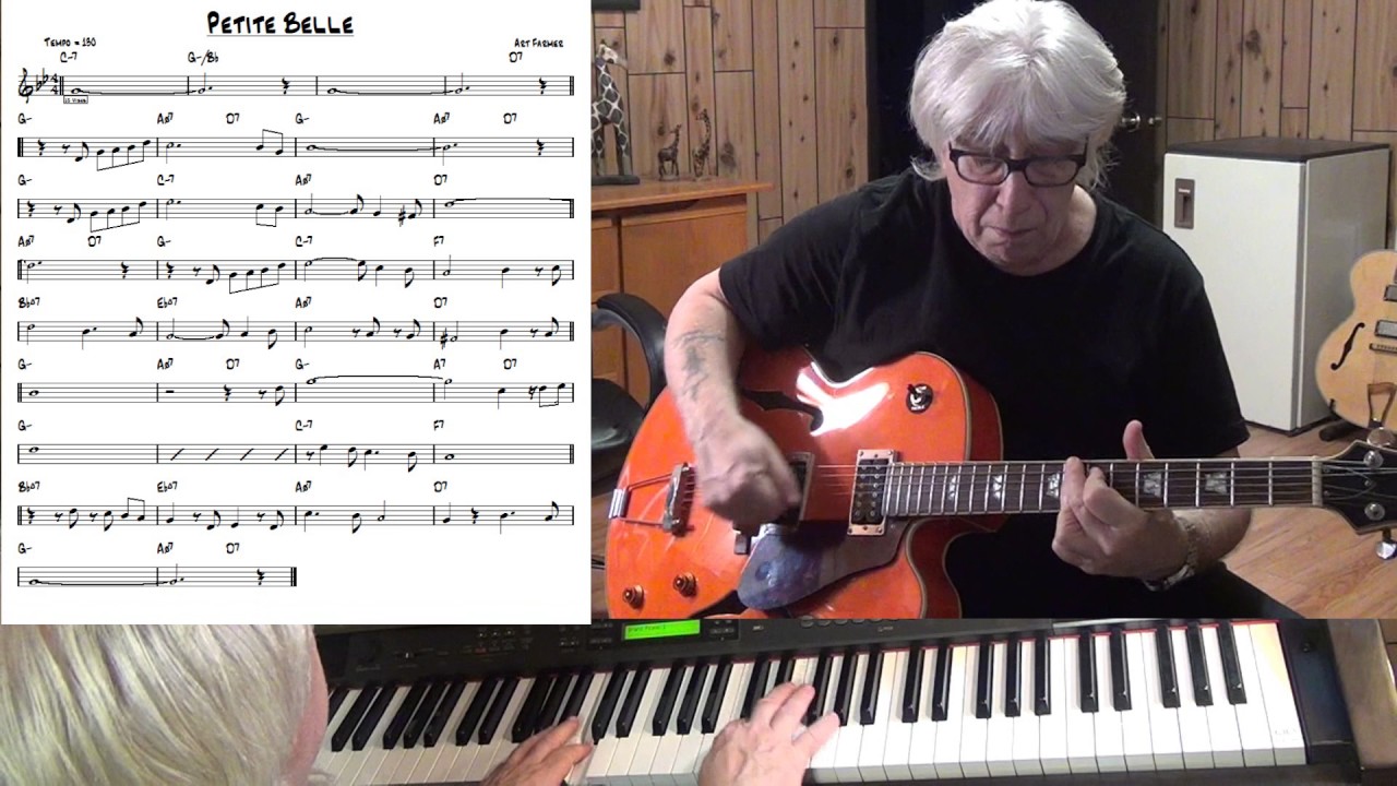 Petite Belle - Jazz guitar & piano cover ( Art Farmer )