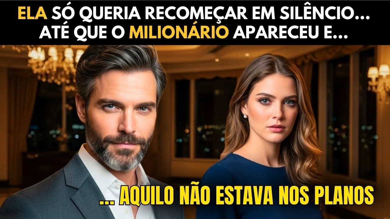 ELA SÓ QUERIA RECOMEÇAR EM SILÊNCIO... ATÉ QUE O MILIONÁRIO APARECEU E...