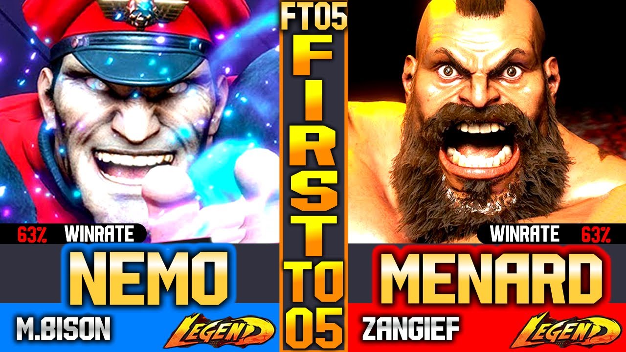 SF6 Zangief (MenaRD Vs Nemo) M.Bison ▰ High Level