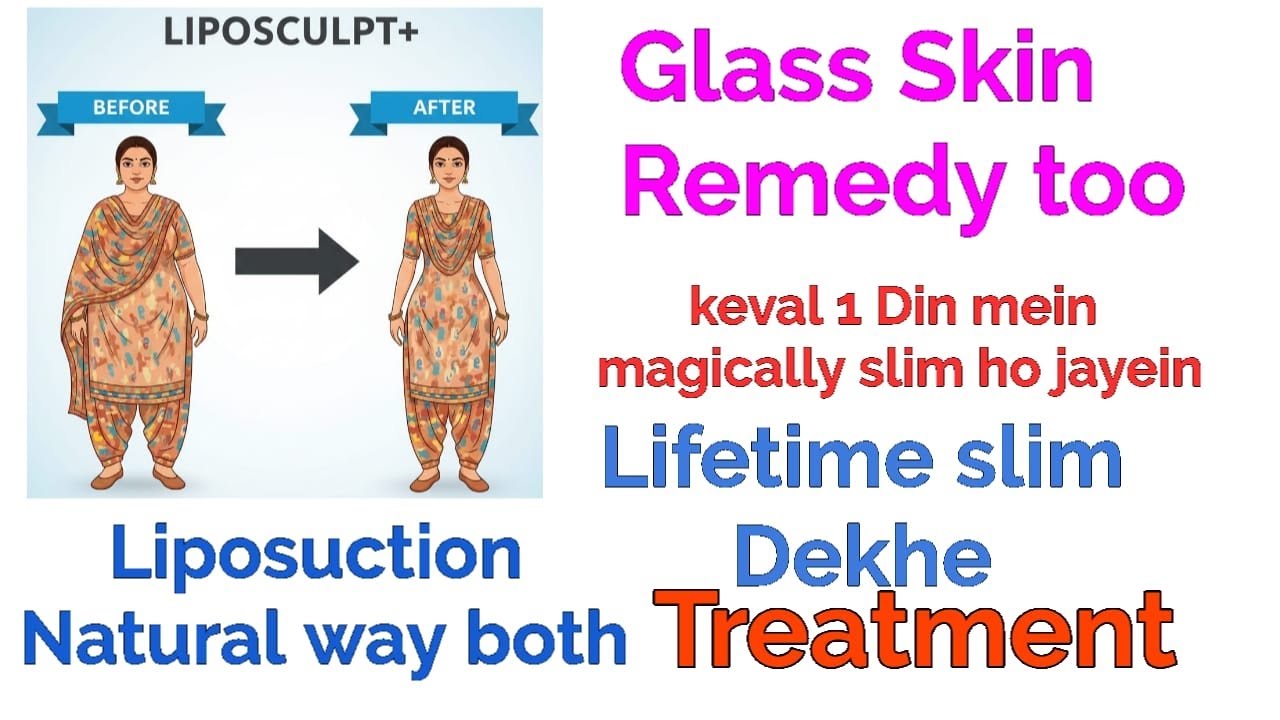 Glass skin remedy, Get slim in only one day of treatment liposuction, Dr Shalini