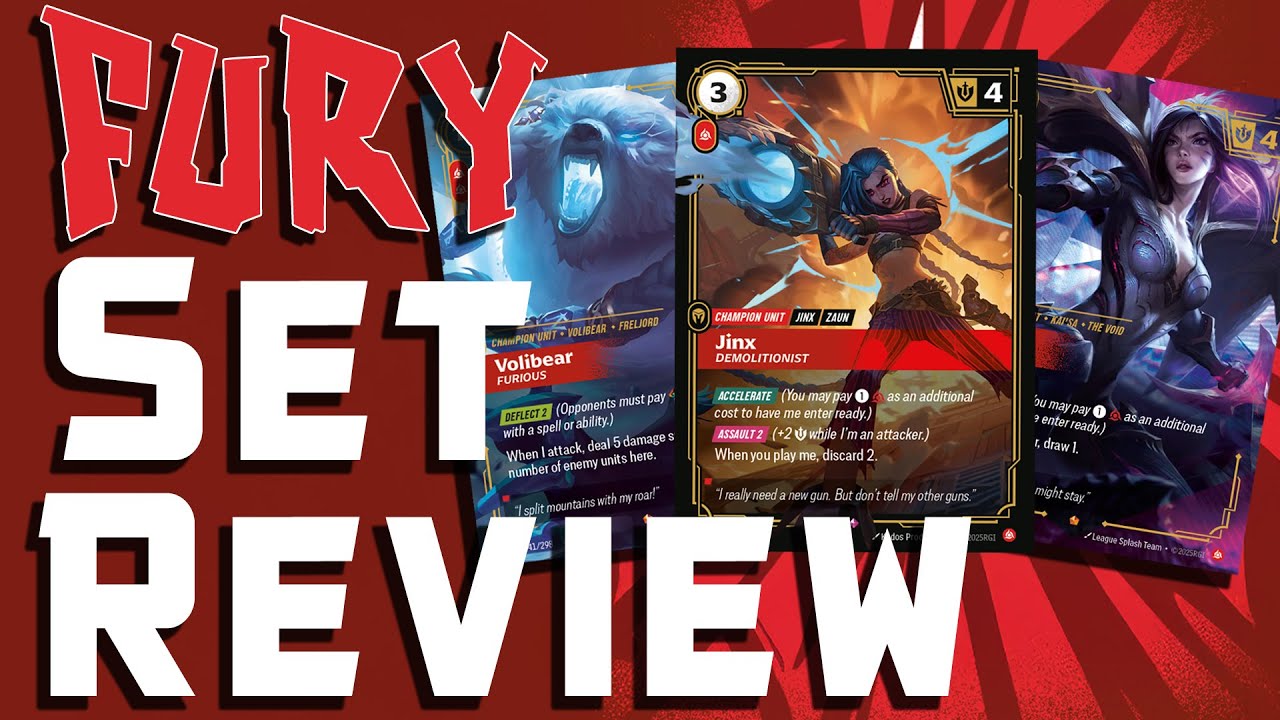 RIFTBOUND TCG EVERY FURY CARD in Set 1 RANKED!