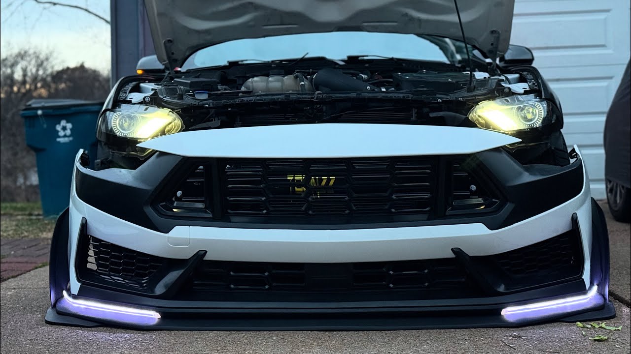 DARK HORSE bumper conversion on s550 mustang part 1