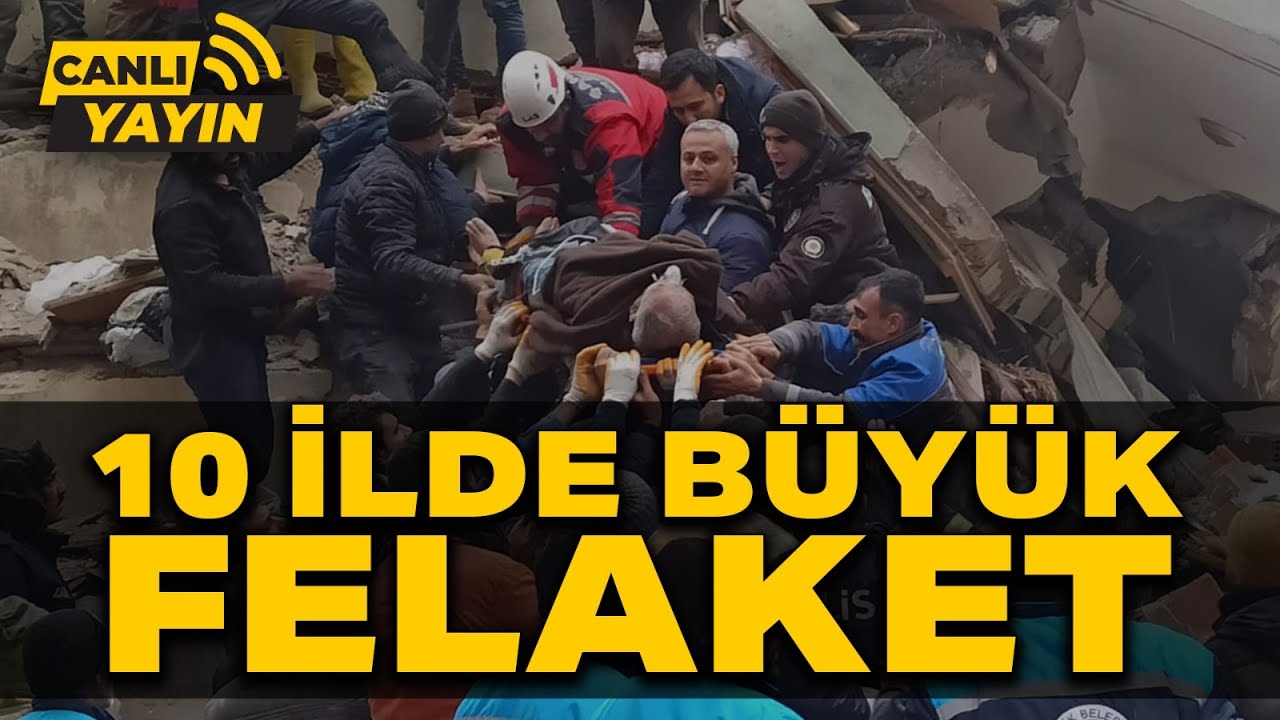 #CANLI | SON DAKİKA #10ildebüyükfelaket | 6 Şubat 2023 | #HalkTV