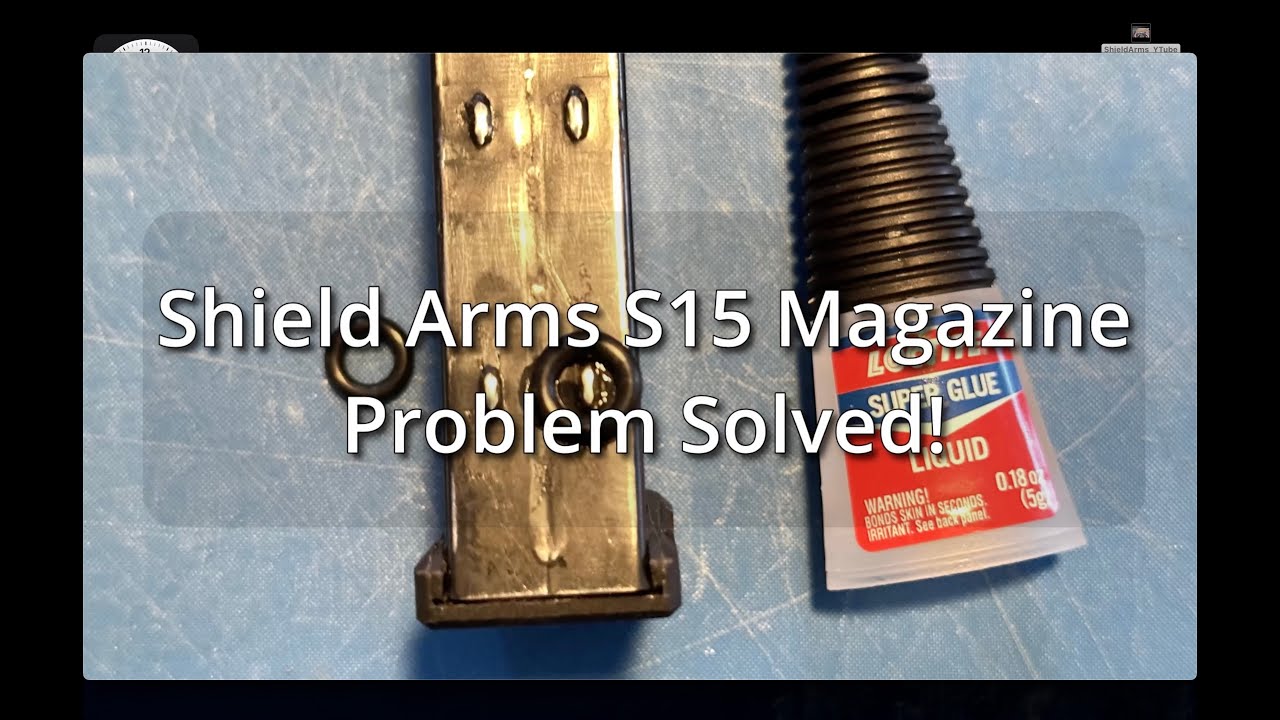 Как исправить проблемы с подачей магазина Shield Arms S15 Gen3.