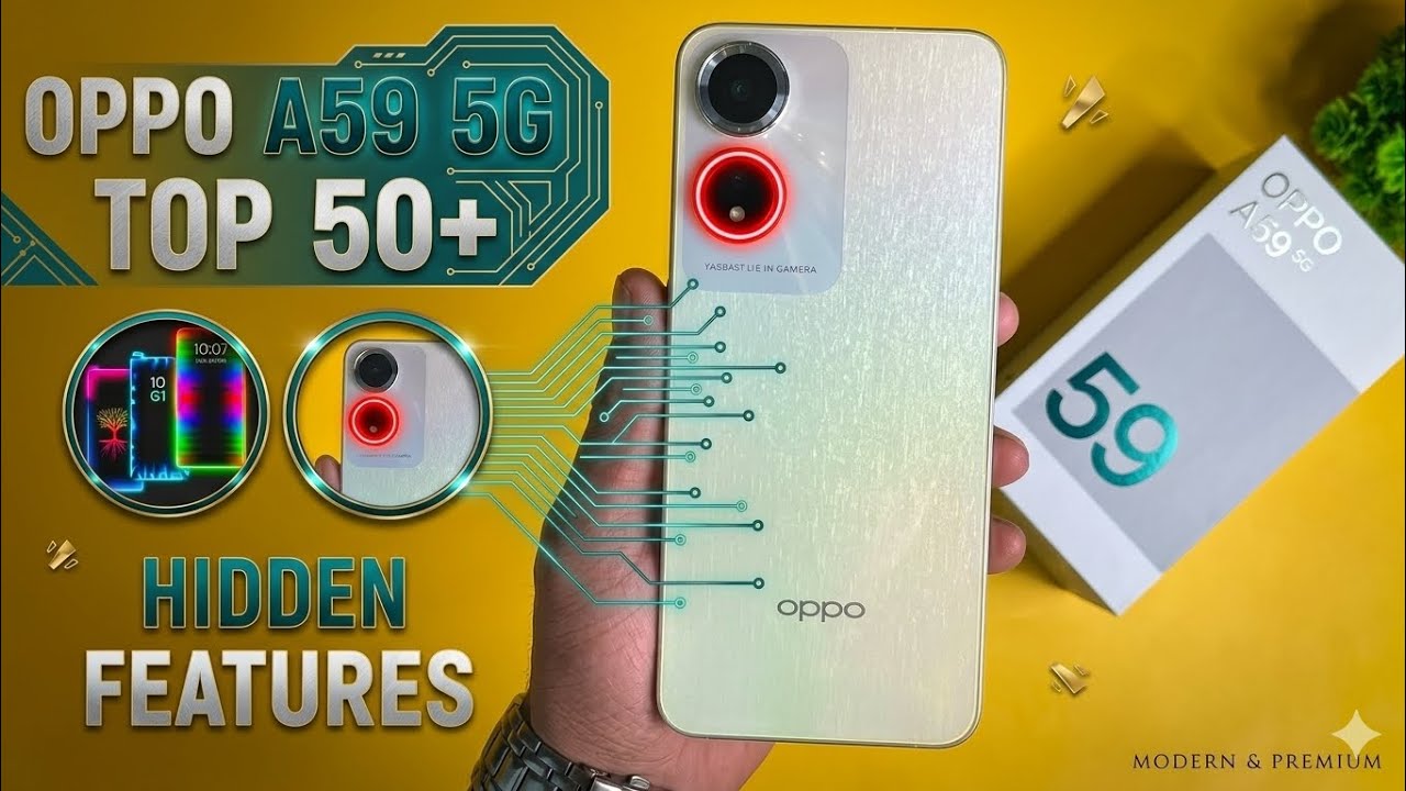 OPPO A59 5G Top 50+ Hidden Features & Tips and Tricks 🔥