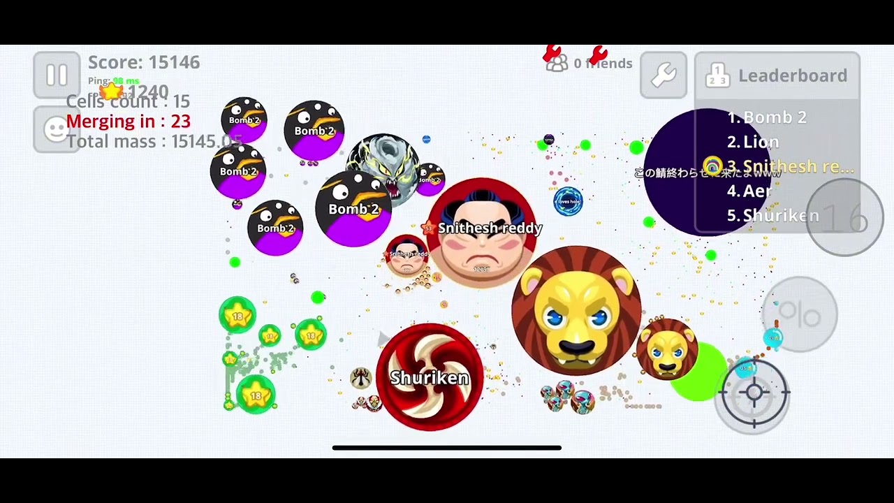 Agario.io : solo vs all