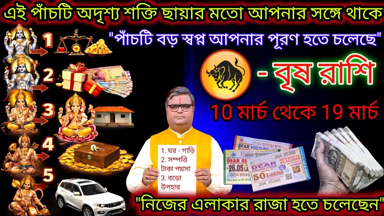 বৃষ রাশি এই পাঁচটি বড় স্বপ্ন আপনার পূরণ হতে চলেছে,Vrishabh Rashi,Taurus ♉