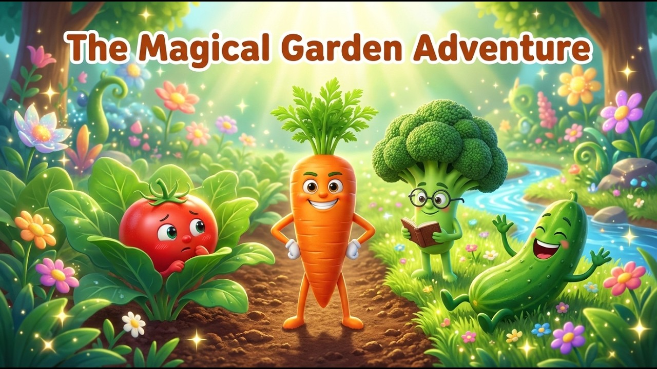 The Great Garden Discovery 🥕🍅 | Kids Learn About Teamwork & Kindness | Animated Story