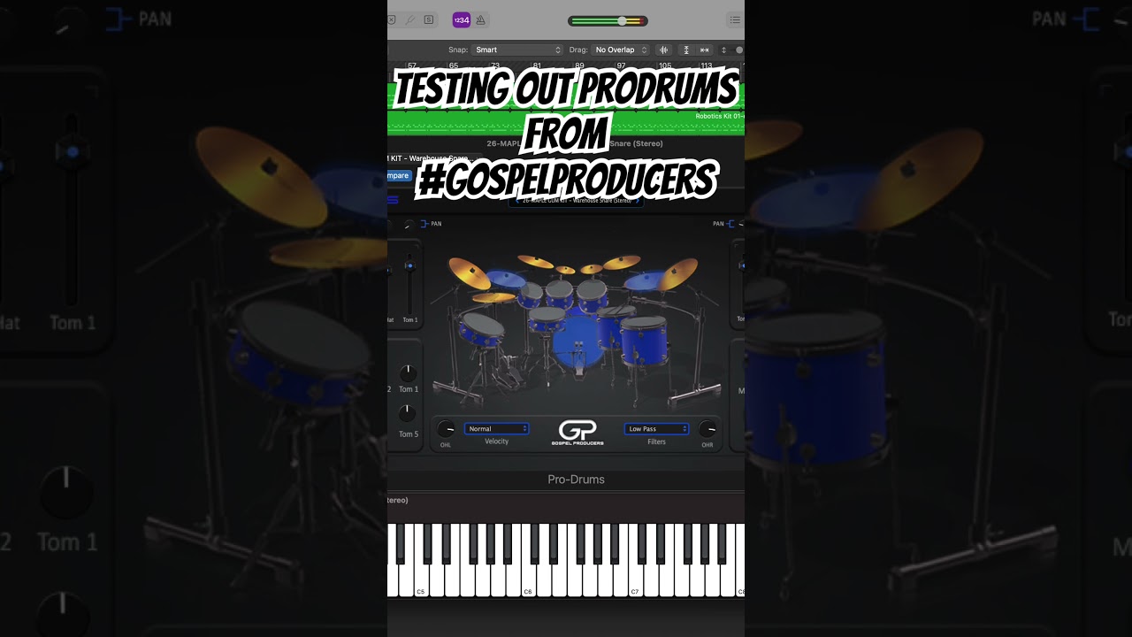 #prodrums #yaahnhunter #gospelproducers #johnmike #keydrums #drums #drummers  #gospel #logicprox
