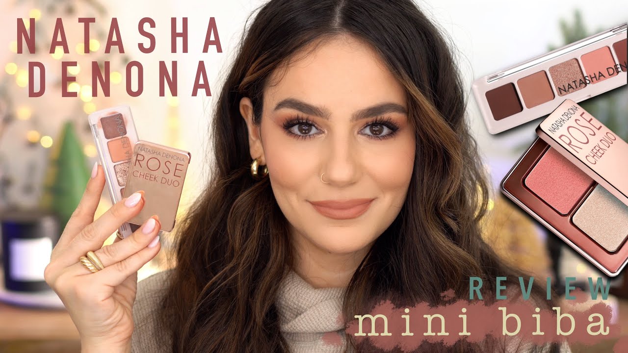 NATASHA DENONA : MINI BIBA PALETTE & ROSE CHEEK DUO || Review, Application & Comparison