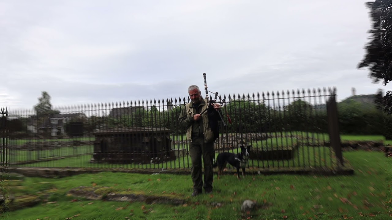 Braigh Loch Iall/Braes of Lochiel, at Cambuskenneth Abbey. (Piping 100 day 50)