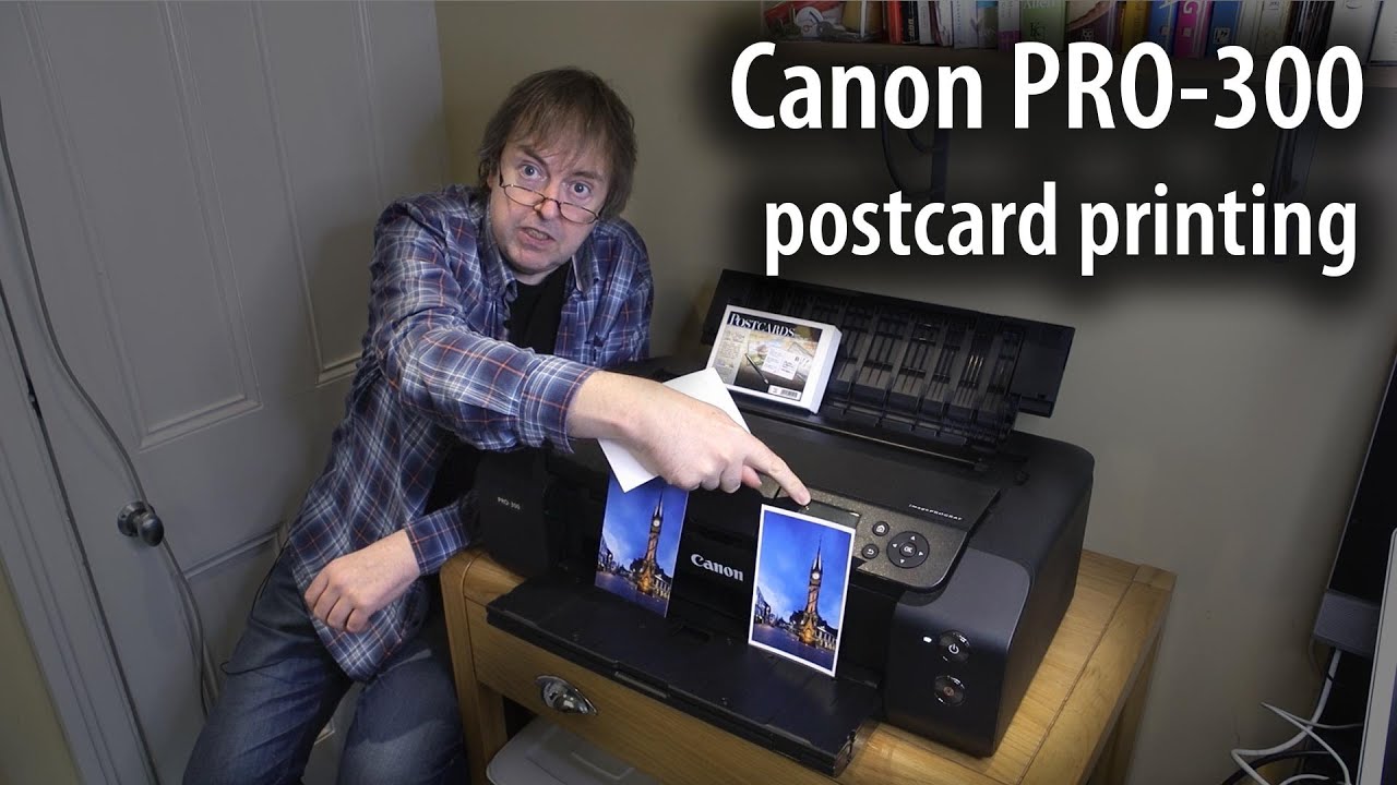 Печать открыток на Canon PRO-300