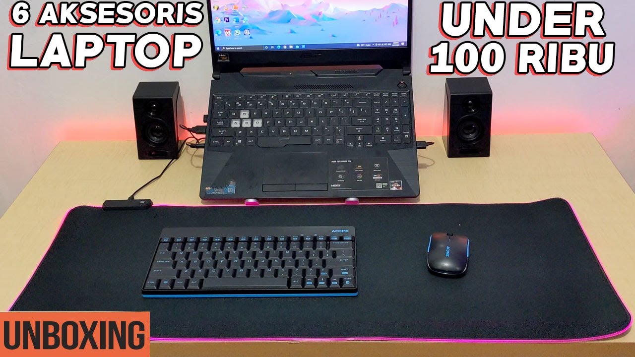 Eps.2 Rekomendasi 6 Aksesoris Usefull Untuk SETUP Laptop Under 100 Ribu!🔥