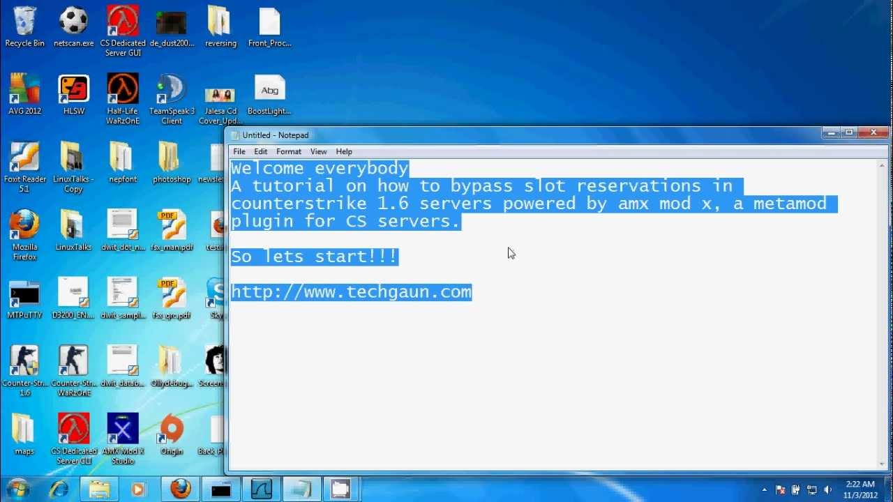 How To Bypass Slot Reservation In Counter Strike 1.6