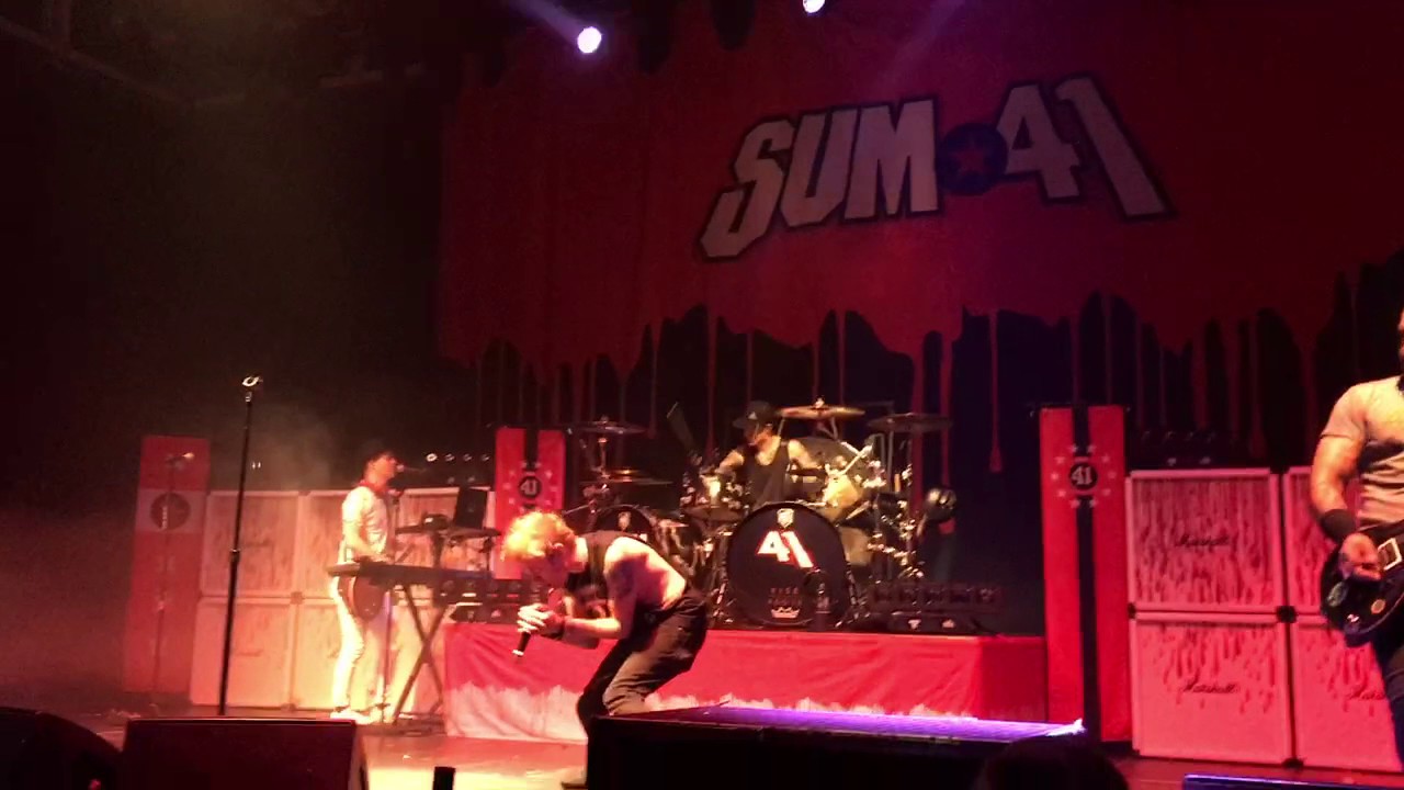Sum 41 @ Stockholm, SWE 15/03/17 - The Fall And The Rise