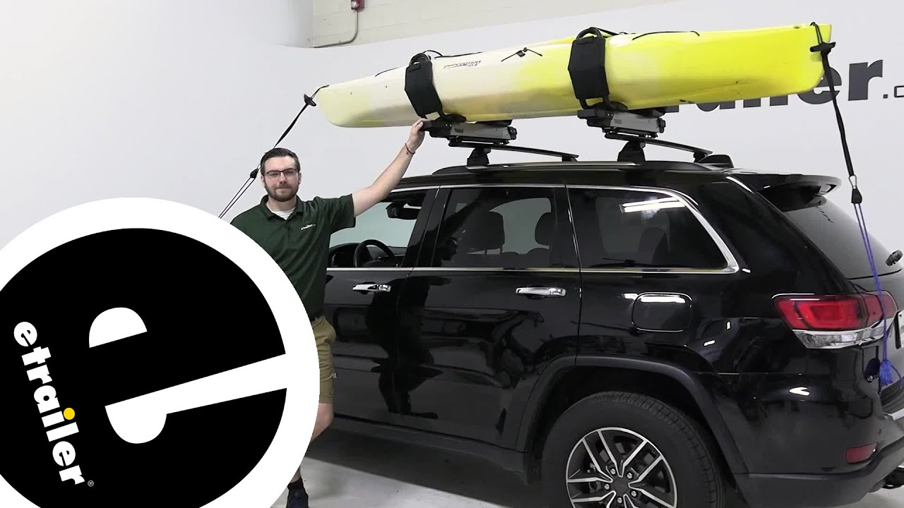 etrailer | Thule Hullavator Pro Kayak Carrier and Lift Assist Review - 2021 Jeep Grand Cherokee