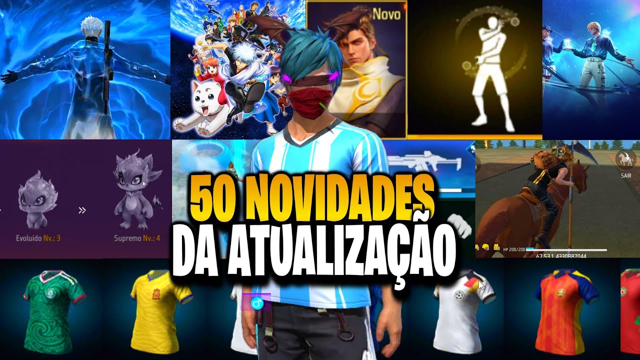 50 NOVIDADES DA NOVA ATUALIZA&Ccedil;&Atilde;O OB53 DO FREE FIRE