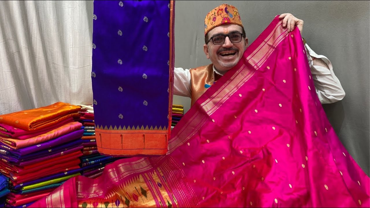 All pure silk Wedding Special Sarees in one live video | #pattusaree #paithani #kasturipaithani