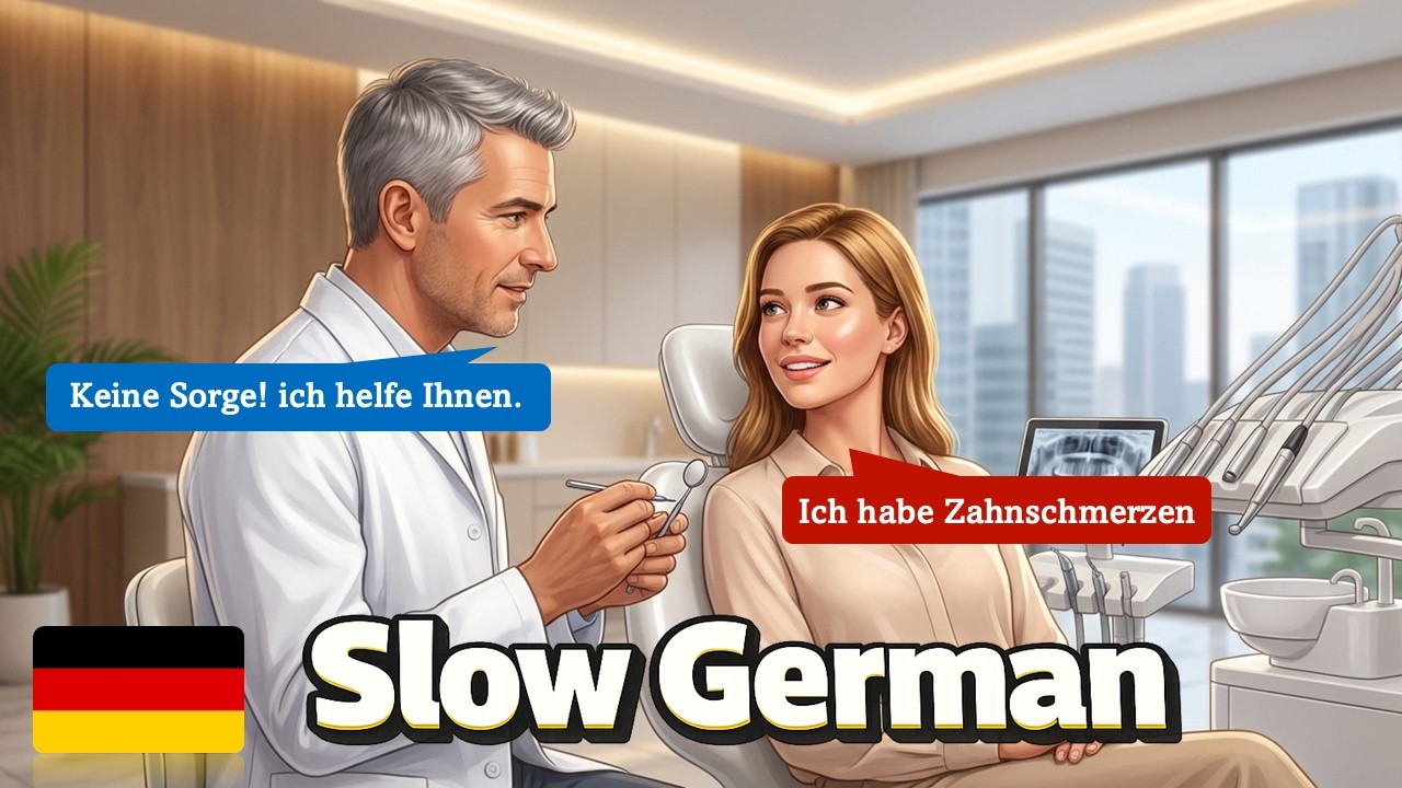 Slow German Conversations – Everyday German Dialogues (A2 Level)