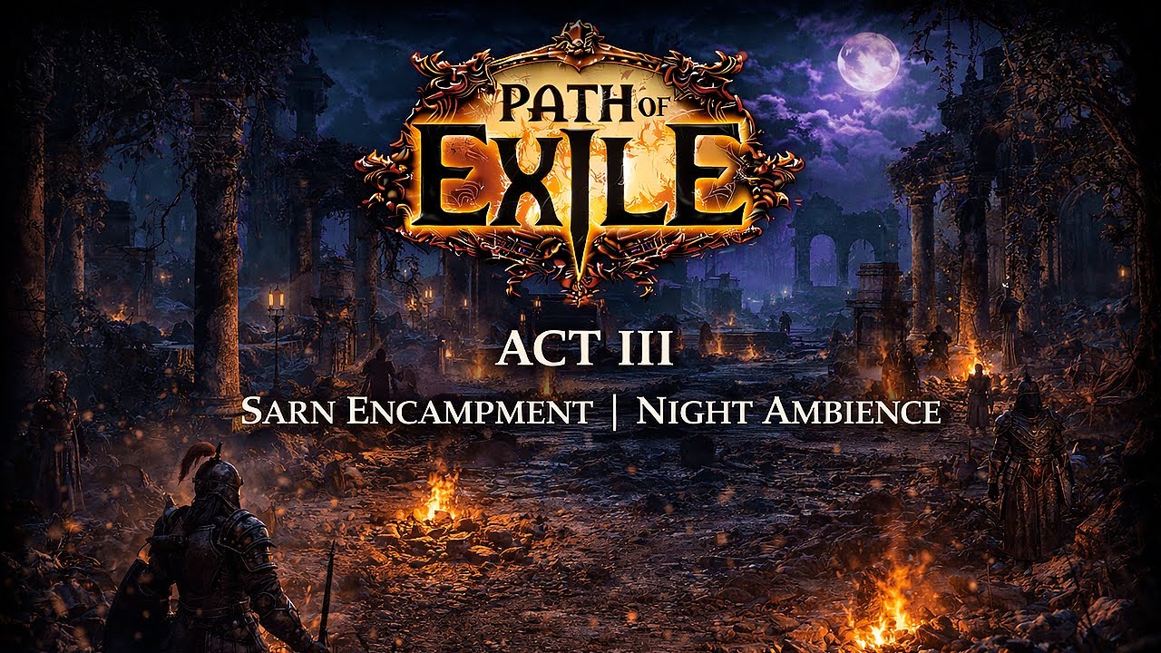 Path of Exile — Акт III: Лагерь Сарна | Ночной AFK