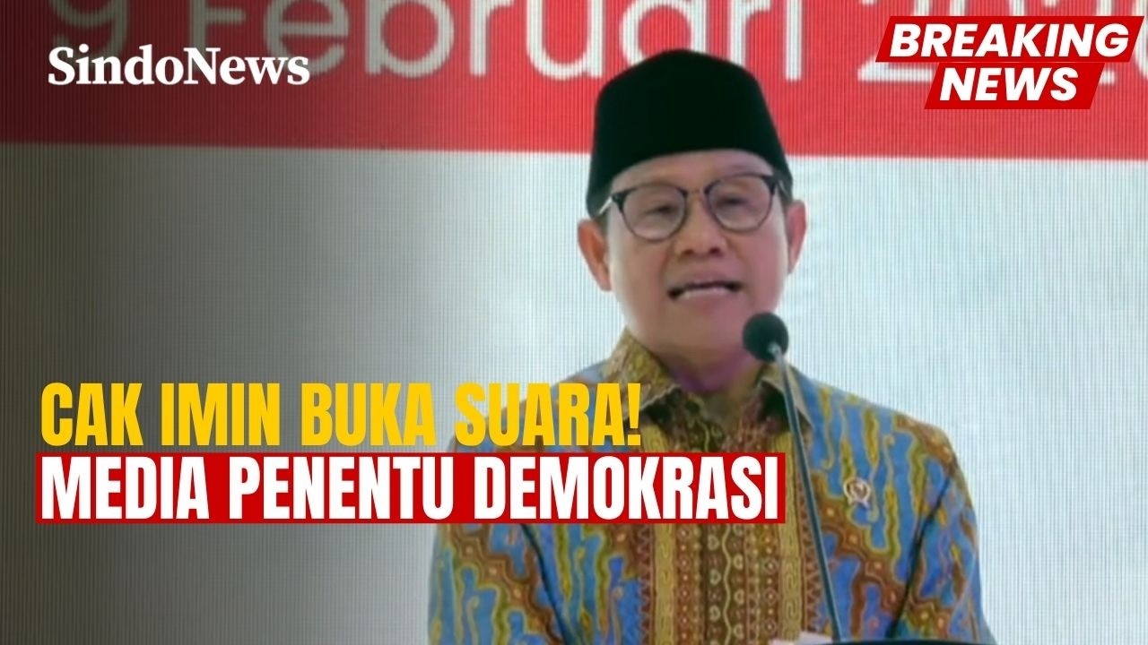 Hadiri Peringatan Hari Pers, Cak Imin Tegaskan Peran Strategis Media bagi Demokrasi Indonesia