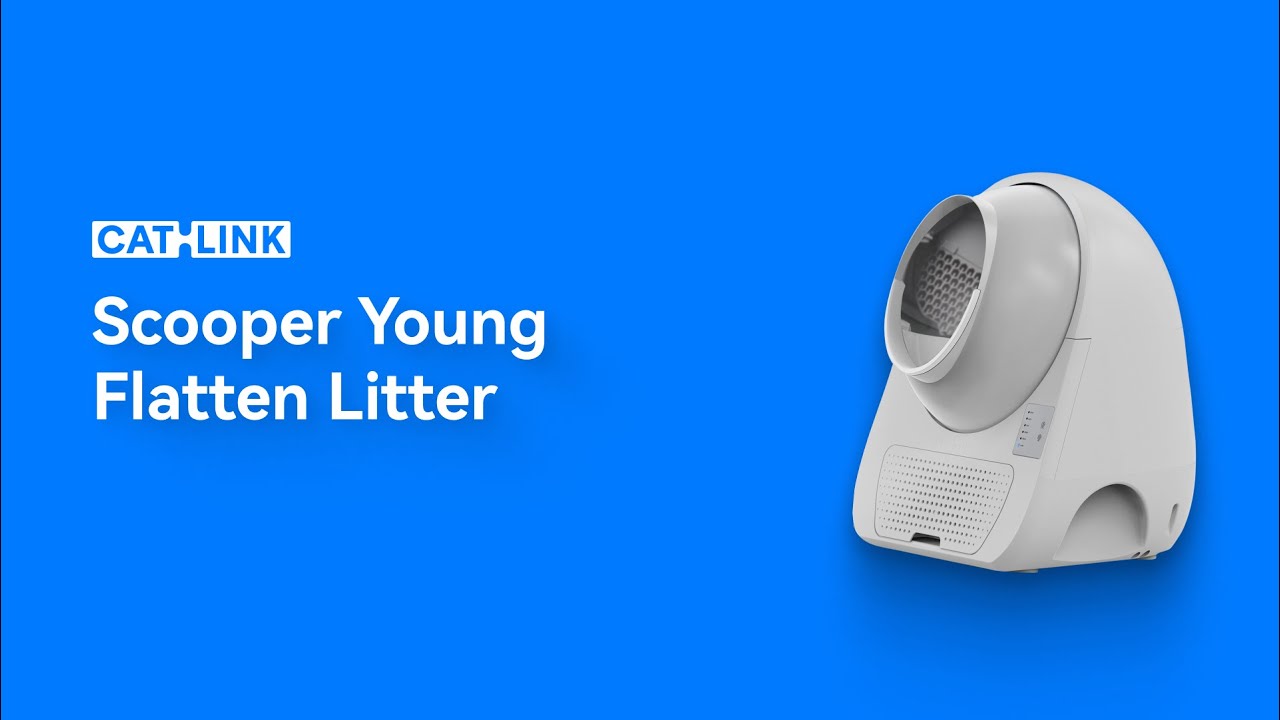CATLINK Scooper Young: How to Flatten Cat Litter