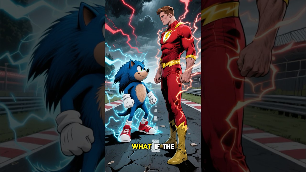 What If The Flash Battled Sonic the Hedgehog? ⚡💨 | Ultimate Speed Showdown!
