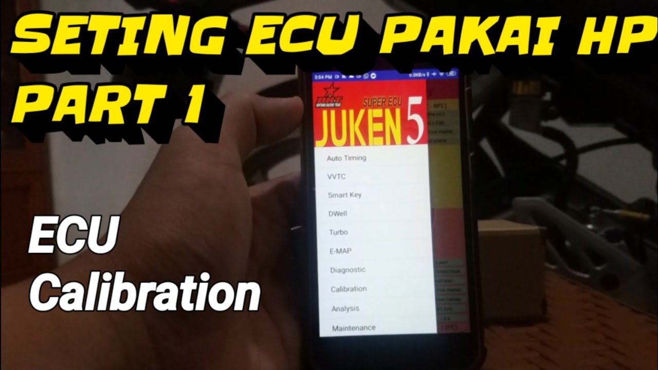 SETING ECU BRT JUKEN 5 DI ANDROID | PART 1