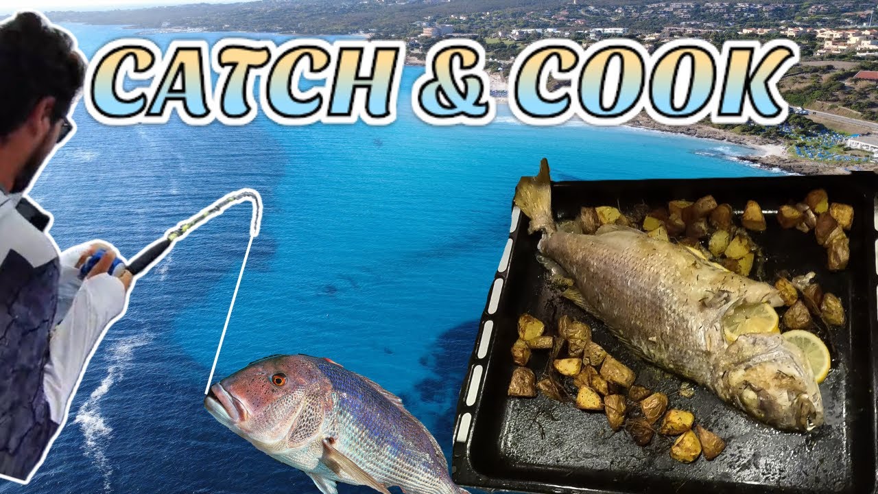 Vertical Fishing in Sardegna - DENTICE Catch & Cook