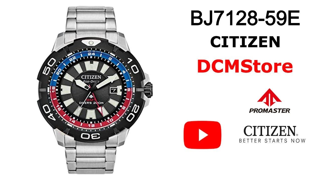 BJ7128-59E Citizen Promaster GMT Diver Black