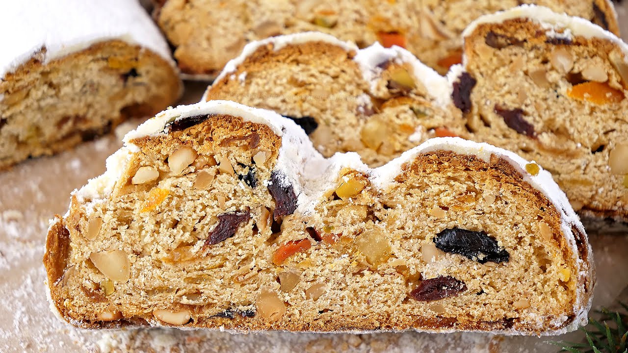 🎄Рождественский штоллен | Stollen 🎄 Christstollen - Традиционная немецкая выпечка 💫 Дрезденский кекс
