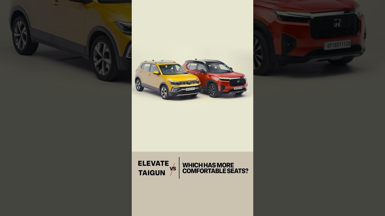 Honda Elevate vs Volkswagen Taigun: Which Has More Comfy Seats?