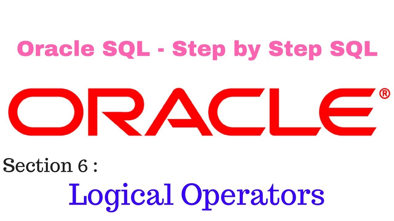 Oracle Sql Step by Step Approach (032 like operator)